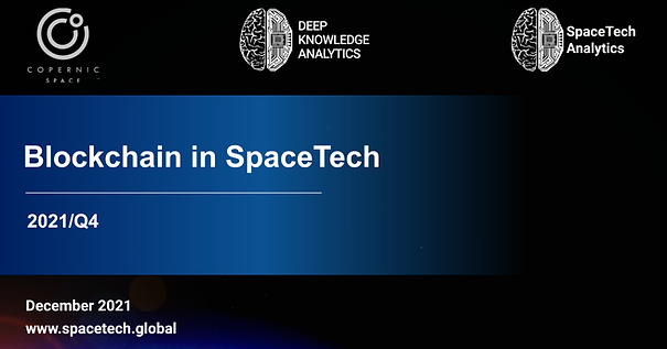 Copernic Space partners with SpaceTech Analytics and release joint report on Blockchain in Space